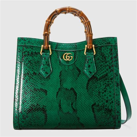 borsa pitone gucci pubblicità|Borsa shopping Gucci Diana in pitone misura piccola.